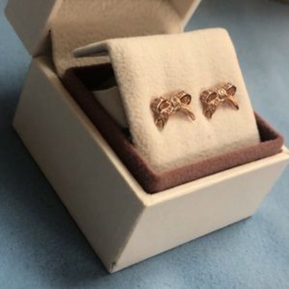 ♂PANDORA   ROSE SPARKLING BOW - Picture 2 of 3